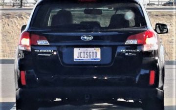 JCISGOD - Vanity License Plate by Busted Ride
