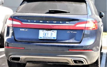 SKY P - Vanity License Plate by Busted Ride