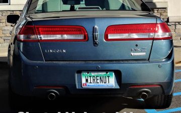 WIRENUT - Vanity License Plate by Busted Ride