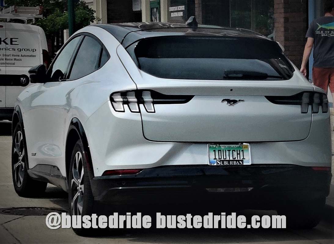 1DUTCH1 - Vanity License Plate by Busted Ride