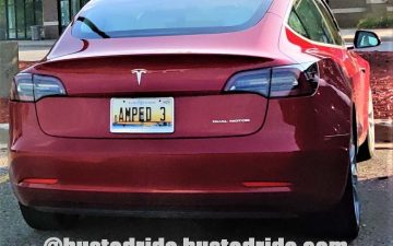 AMPED  3 - Vanity License Plate by Busted Ride