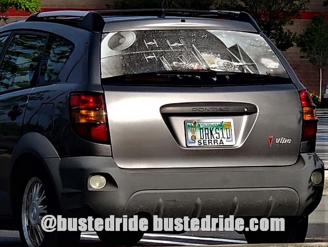 DRKS1D - Vanity License Plate by Busted Ride