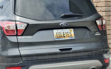 EGLEYES - Vanity License Plate by Busted Ride