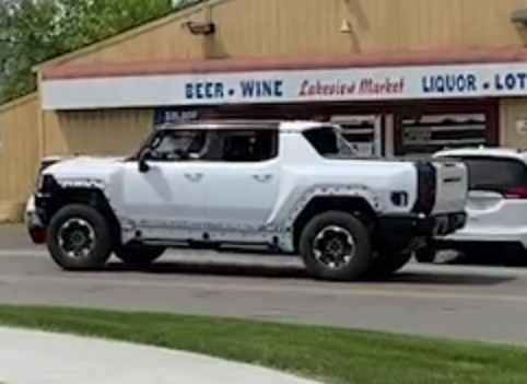Spied GMC Hummer EV Truck - Spy Photo by Busted Ride