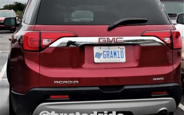GRAM10 - Vanity License Plate by Busted Ride
