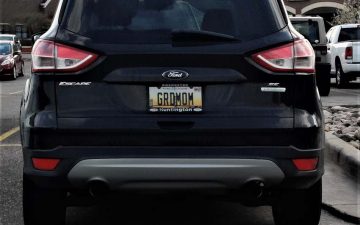 GRDMOM - Vanity License Plate by Busted Ride