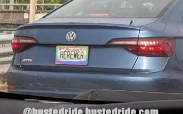 HEREWER - Vanity License Plate by Busted Ride