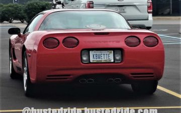 KBVETTE - Vanity License Plate by Busted Ride