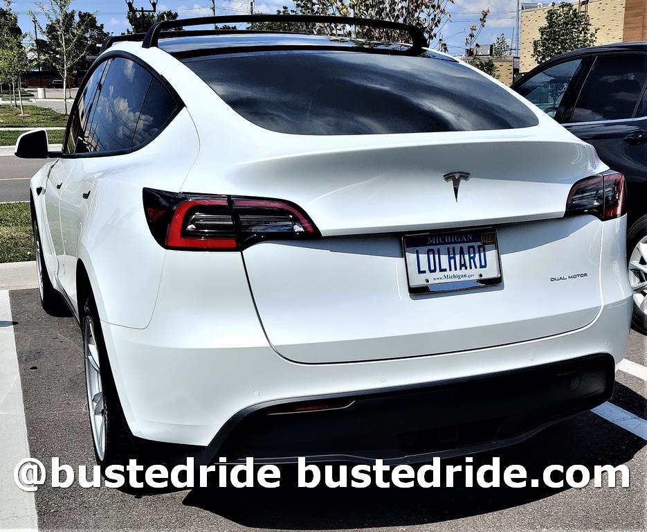LOLHARD - Vanity License Plate by Busted Ride