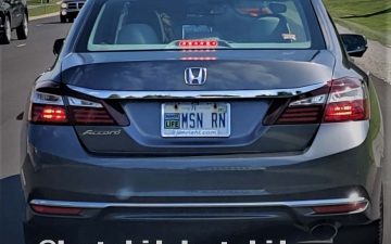 MSN RN - Vanity License Plate by Busted Ride