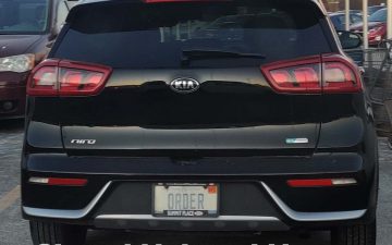 ORDER - Vanity License Plate by Busted Ride