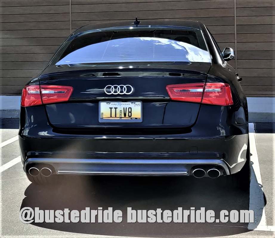 TT V8 - Vanity License Plate by Busted Ride