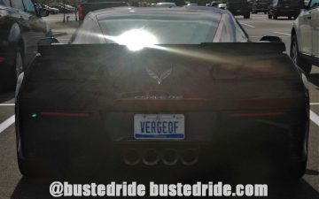VERGOF - Vanity License Plate by Busted Ride