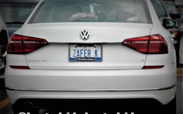 ZAFER K - Vanity License Plate by Busted Ride