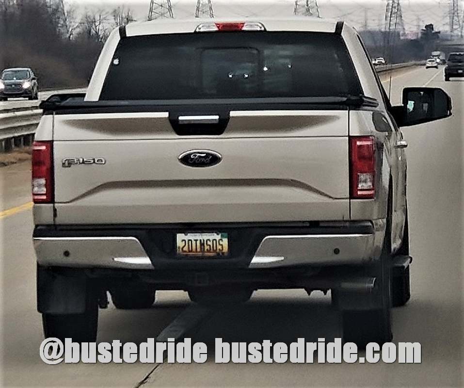 2DTHSOS - Vanity License Plate by Busted Ride