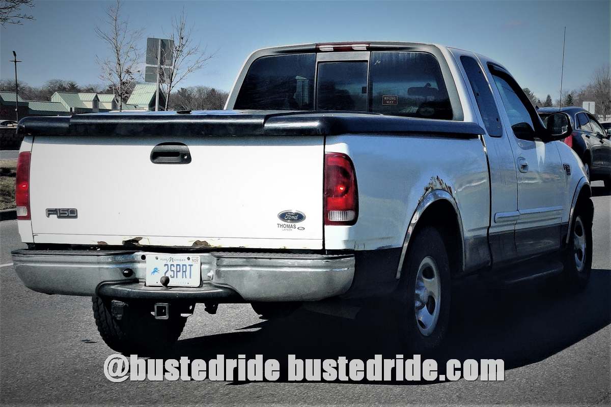 2SPRT - Vanity License Plate by Busted Ride