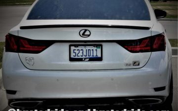 523JD11 - Vanity License Plate by Busted Ride