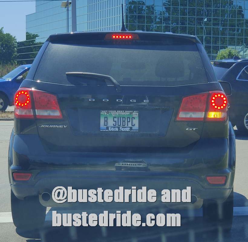 B SUBPC - Vanity License Plate by Busted Ride