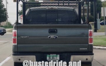 BLAAZE - Vanity License Plate by Busted Ride