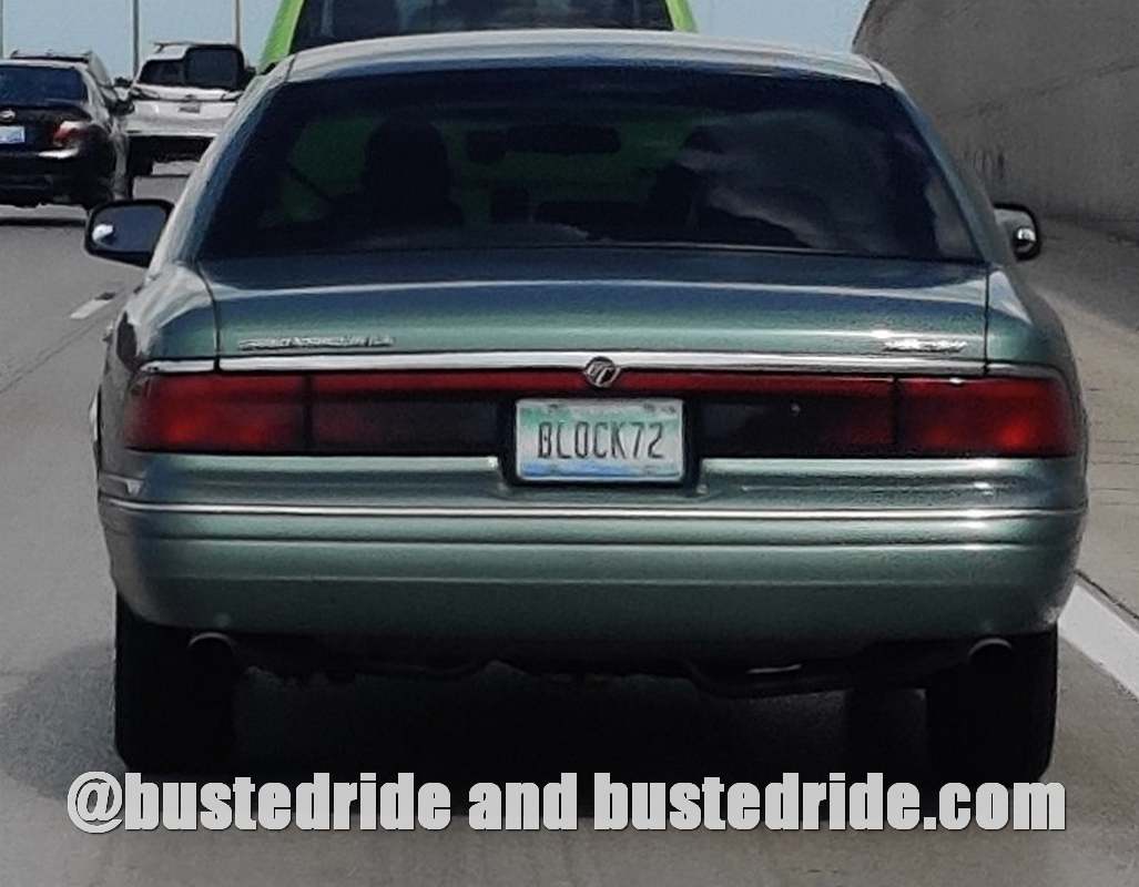 BLOCK72 - Vanity License Plate by Busted Ride