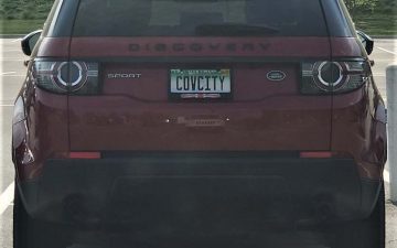 COVCITY - Vanity License Plate by Busted Ride