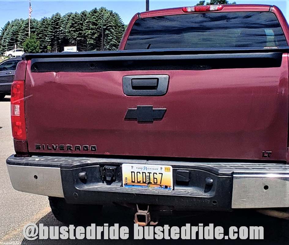 DCDI67 - Vanity License Plate by Busted Ride