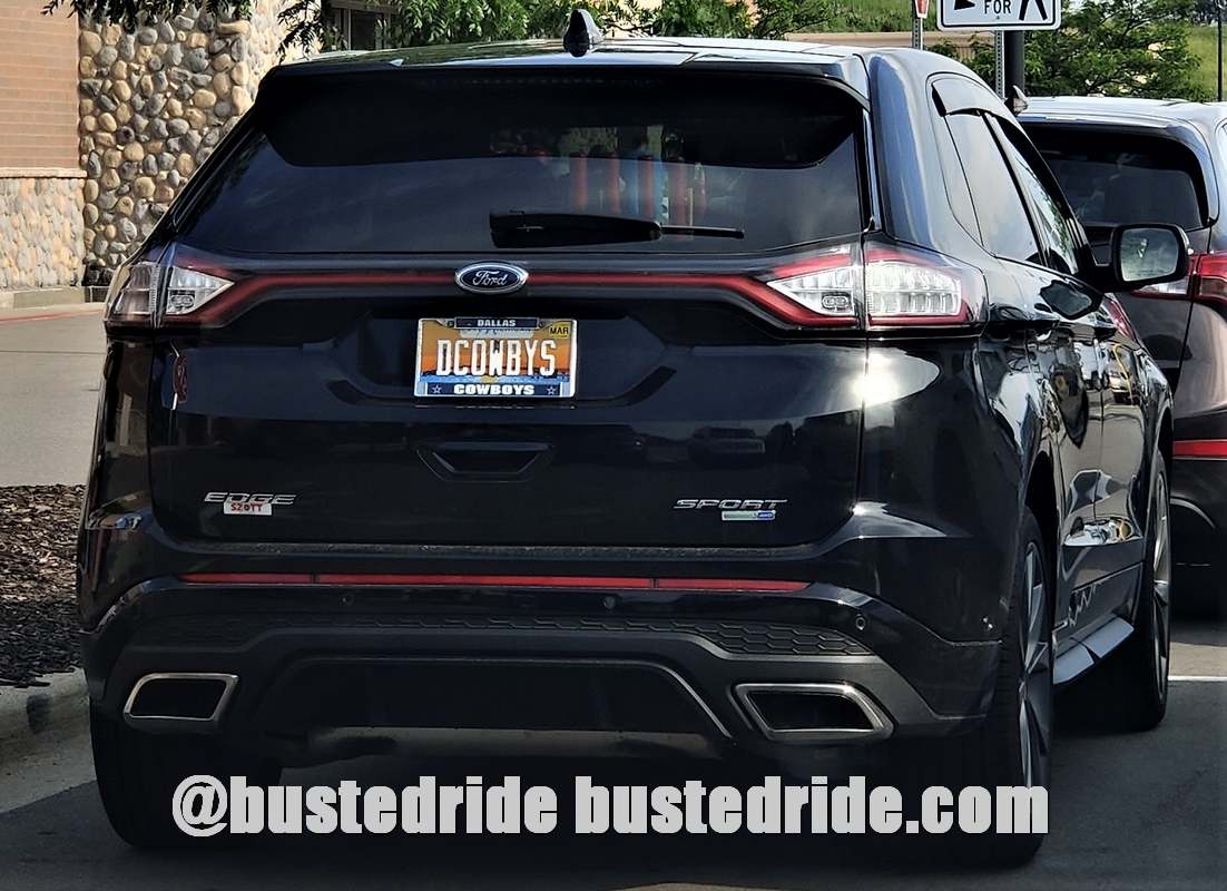 DCOWBYS - Vanity License Plate by Busted Ride