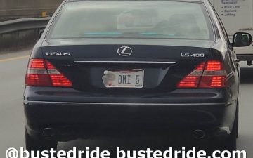 DMI  5 - Vanity License Plate by Busted Ride