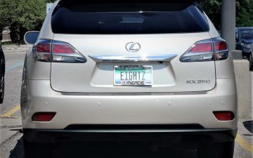 EIGHTZ - Vanity License Plate by Busted Ride