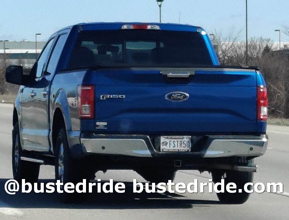 FSTR50 - Vanity License Plate by Busted Ride
