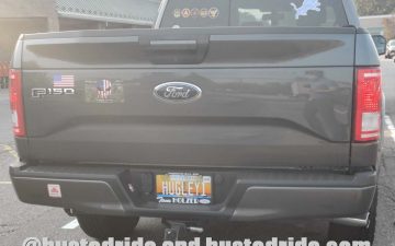 HUGLEY1 - Vanity License Plate by Busted Ride