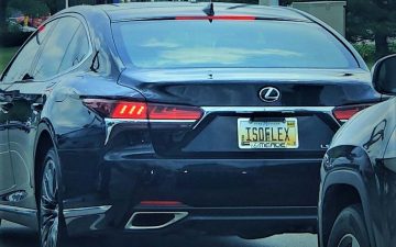 ISOFLEX - Vanity License Plate by Busted Ride