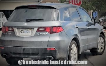 V4MSU4 - Vanity License Plate by Busted Ride