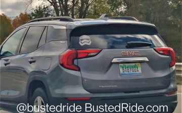 B4BYODA - Vanity License Plate by Busted Ride
