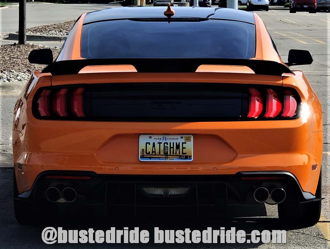 CATCHME - Vanity License Plate by Busted Ride