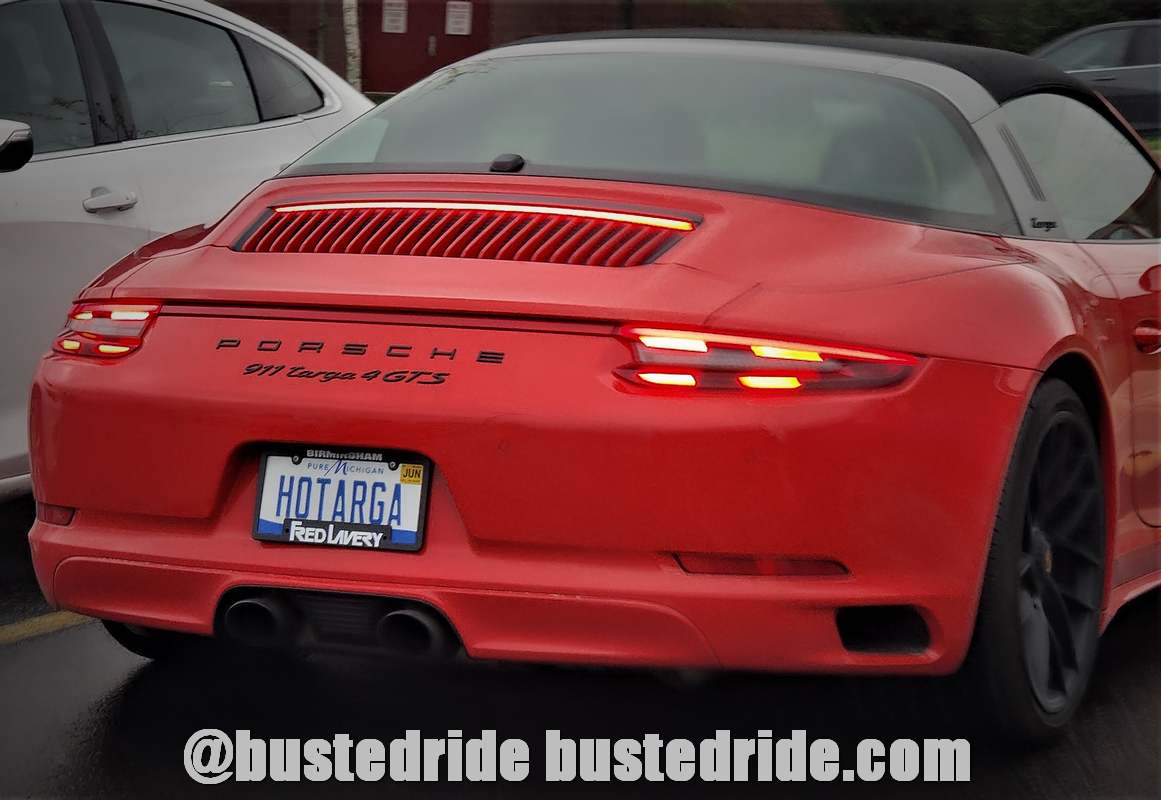 HOTARGA - Vanity License Plate by Busted Ride