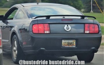 STARWND - Vanity License Plate by Busted Ride