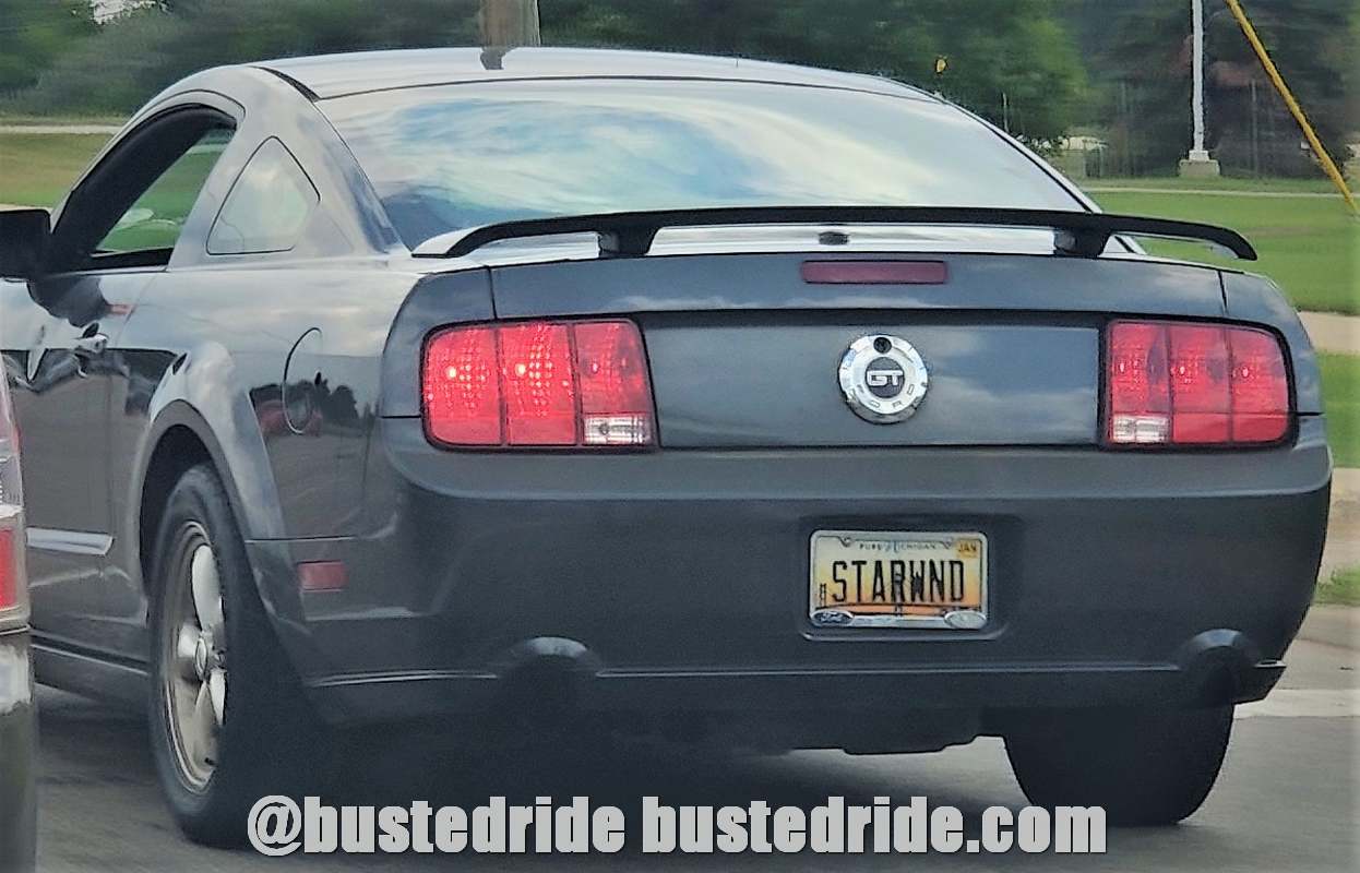 STARWND - Vanity License Plate by Busted Ride