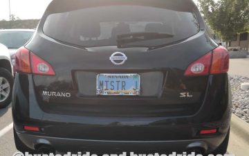 MISTR J - Vanity License Plate by Busted Ride
