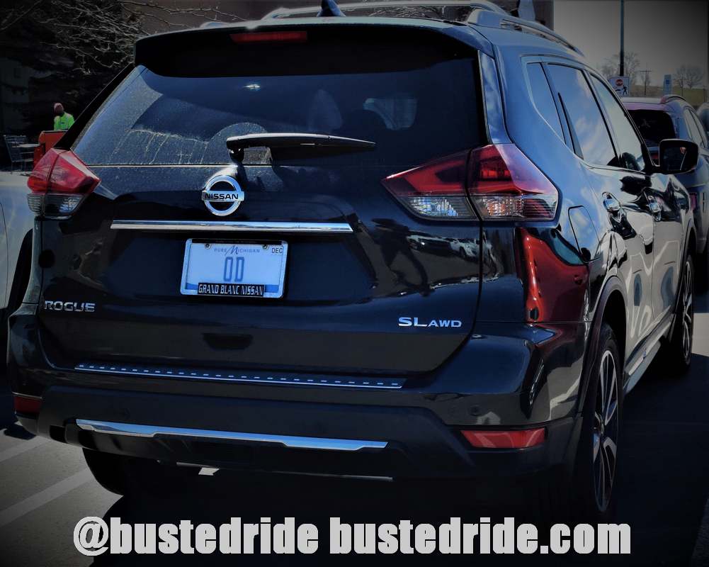 0D - Vanity License Plate by Busted Ride