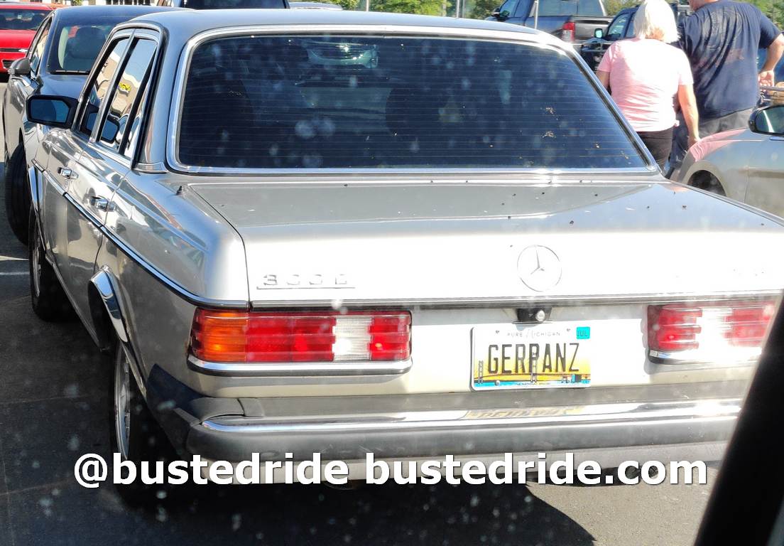 GERPANZ - Vanity License Plate by Busted Ride