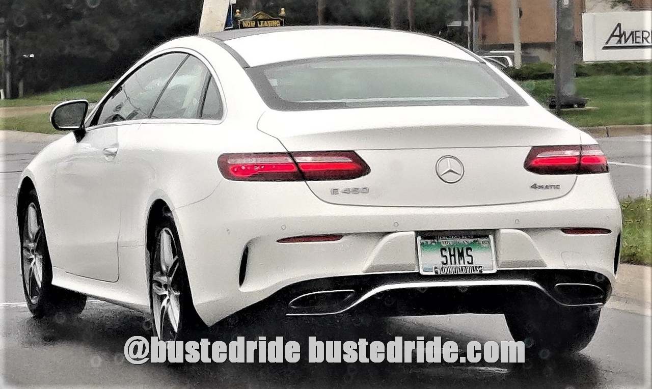 SHMS - Vanity License Plate by Busted Ride