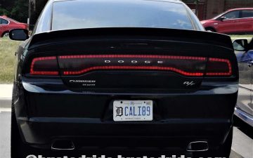 CALI89 - Vanity License Plate by Busted Ride
