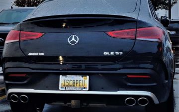 ISCOPEU - Vanity License Plate by Busted Ride