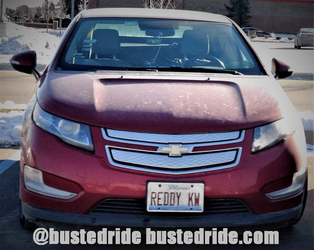 REDDY KW - Vanity License Plate by Busted Ride
