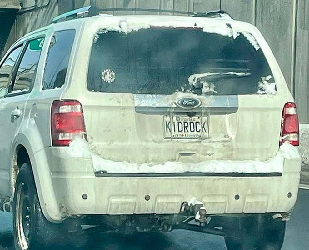 KIDROCK - Vanity License Plate by Busted Ride