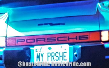 Office Space Vanity Plate MY PRSHE - Vanity License Plate by Busted Ride