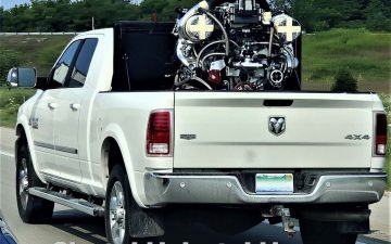 Special Delivery giant engine spotted - Weird Cars by Busted Ride