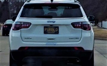 PURBLD - Vanity License Plate by Busted Ride