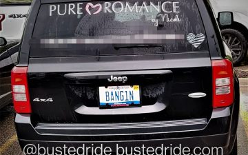 BANG1N - Vanity License Plate by Busted Ride